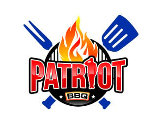 Patriot BBQ  logo design by uttam