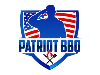 Patriot BBQ  logo design by uttam