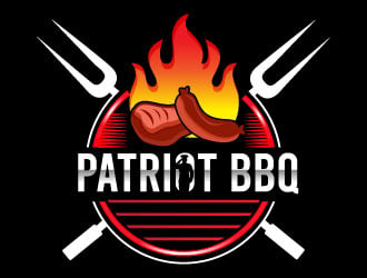 Patriot BBQ  logo design by Suvendu