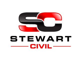 Stewart Civil logo design by design_brush