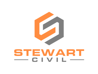 Stewart Civil logo design by icha_icha