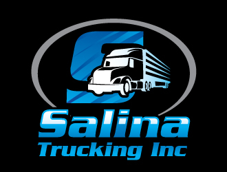 Salina Trucking Inc logo design by adwebicon