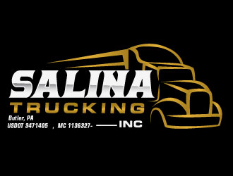 Salina Trucking Inc logo design by Suvendu