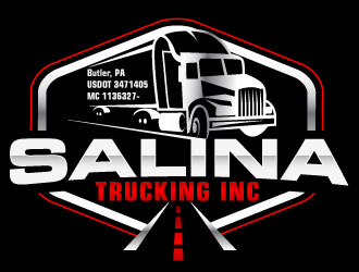 Salina Trucking Inc logo design by Suvendu