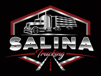 Salina Trucking Inc logo design by Suvendu