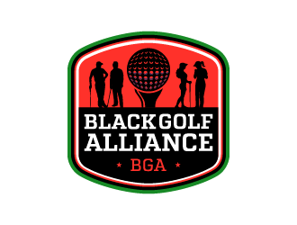 Black Golf Alliance logo design by Ultimatum