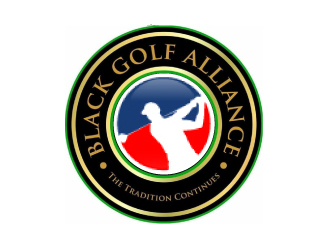 Black Golf Alliance logo design by AamirKhan