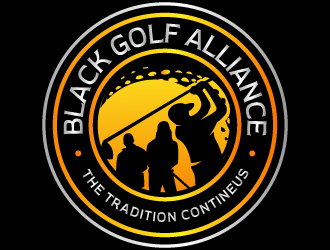 Black Golf Alliance logo design by MUSANG