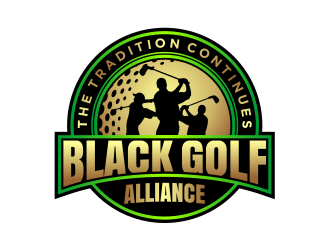 Black Golf Alliance logo design by cintoko