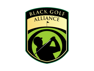 Black Golf Alliance logo design by Dhieko