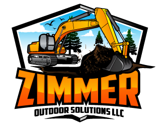 Zimmer outdoor solutions llc logo design by uttam