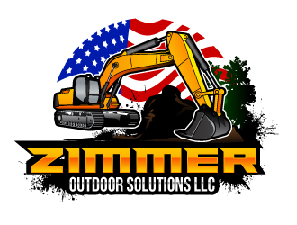 Zimmer outdoor solutions llc logo design by uttam