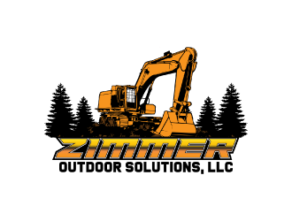 Zimmer outdoor solutions llc logo design by nona