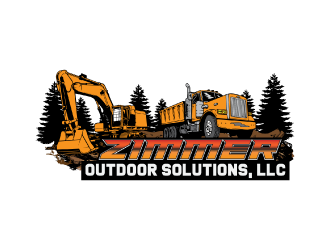 Zimmer outdoor solutions llc logo design by nona