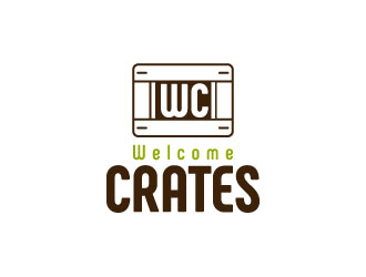 Welcome Crates logo design by aryamaity