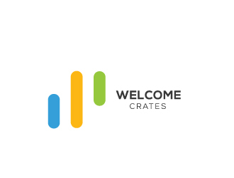 Welcome Crates logo design by robiulrobin