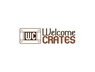 Welcome Crates logo design by aryamaity