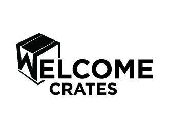 Welcome Crates logo design by Moon