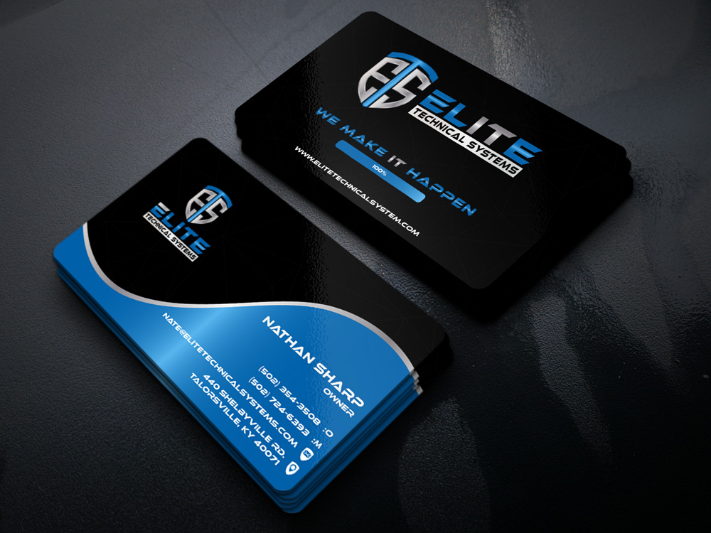 Elite Technical Systems logo design by Gelotine