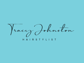 Tracy Johnston Hairstylist logo design by Erasedink