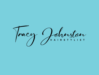 Tracy Johnston Hairstylist logo design by Erasedink