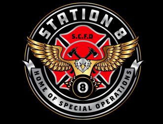 Station 8 logo design by scriotx