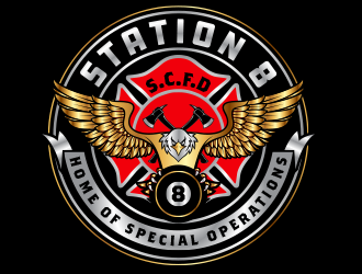 Station 8 logo design by scriotx