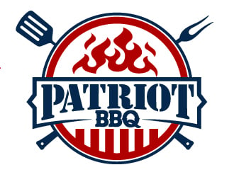 Patriot BBQ  logo design by jaize