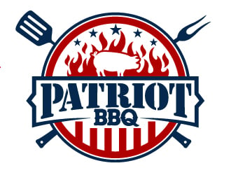 Patriot BBQ  logo design by jaize