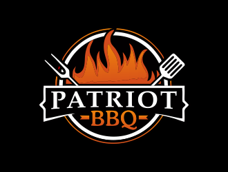 Patriot BBQ  logo design by bismillah