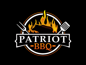 Patriot BBQ  logo design by bismillah