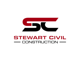 Stewart Civil logo design by gateout