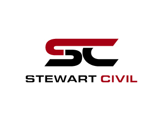 Stewart Civil logo design by gateout