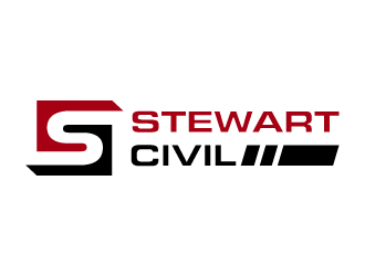 Stewart Civil logo design by gateout