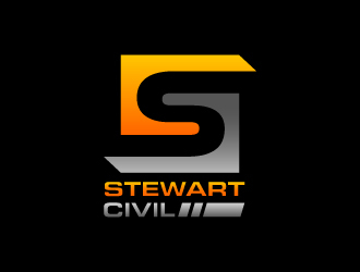 Stewart Civil logo design by gateout