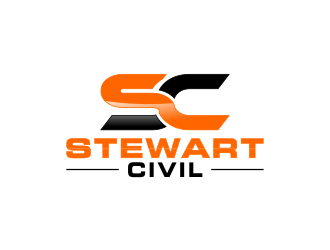 Stewart Civil logo design by bismillah