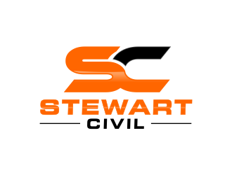 Stewart Civil logo design by bismillah