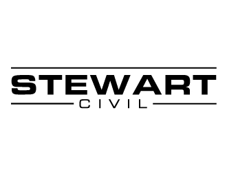 Stewart Civil logo design by gilkkj