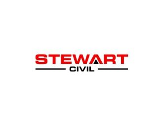 Stewart Civil logo design by maspion