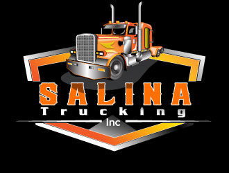 Salina Trucking Inc logo design by Suvendu