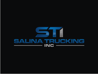 Salina Trucking Inc logo design by muda_belia