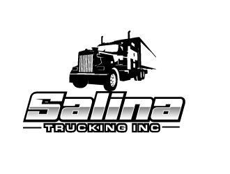 Salina Trucking Inc logo design by AamirKhan