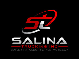 Salina Trucking Inc logo design by sanworks