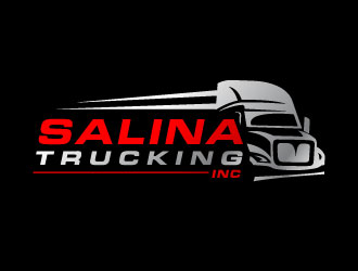 Salina Trucking Inc logo design by sanworks