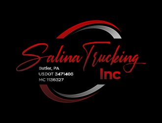 Salina Trucking Inc logo design by Gwerth