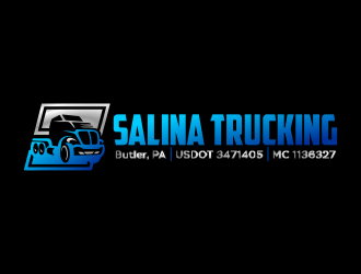 Salina Trucking Inc logo design by Gwerth