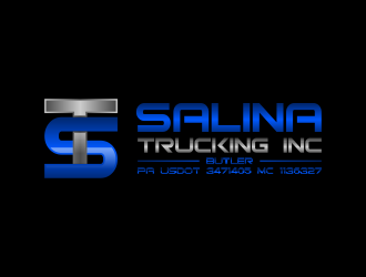 Salina Trucking Inc logo design by sargiono nono