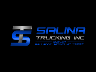 Salina Trucking Inc logo design by sargiono nono