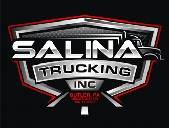 Salina Trucking Inc logo design by coco