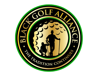 Black Golf Alliance logo design by DreamLogoDesign